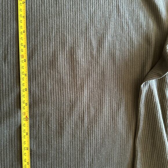 Black Ribbed Cold Shoulder Long Sleeve Midi ASOS Plus Size DressZZ18 - Picture 11 of 12